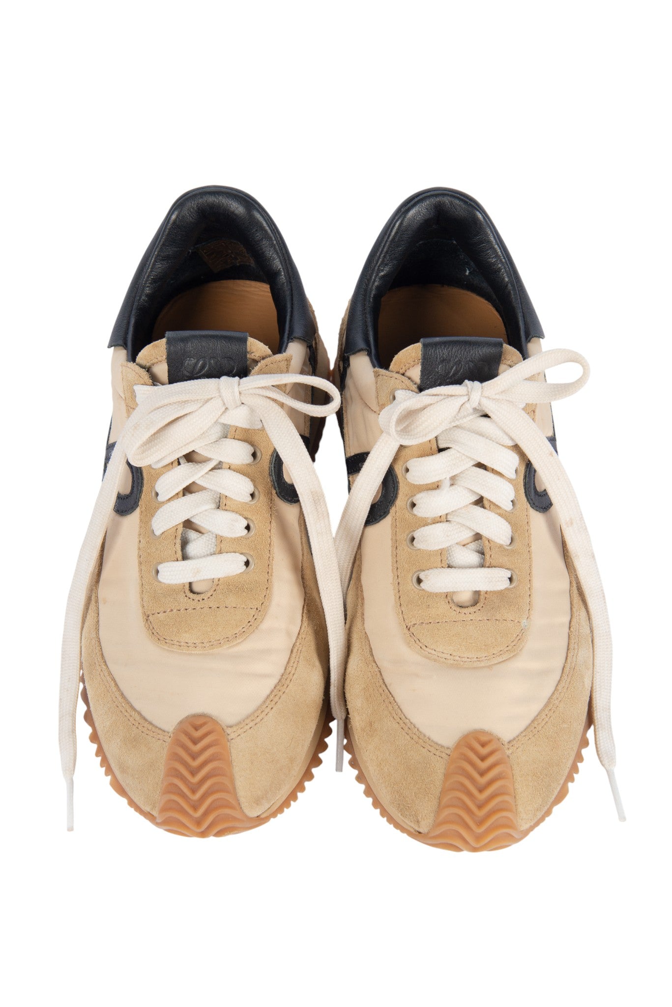 LOEWE Neutral Suede Sneakers Size 37