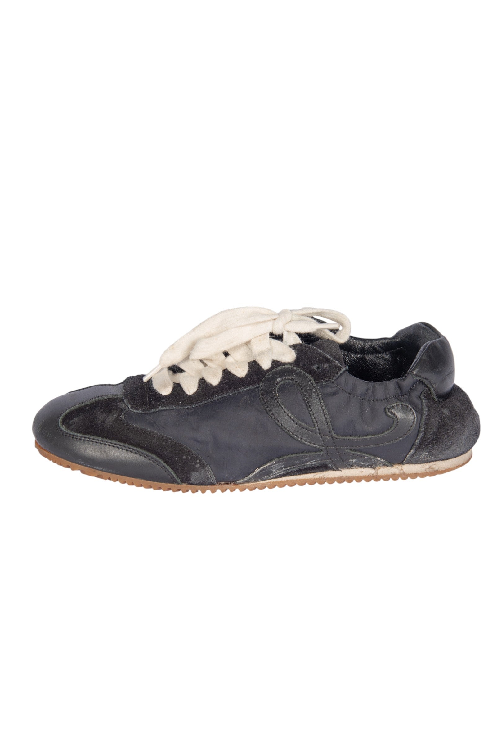 Loewe Black Nylon Ballet Runner Sneakers Size 36