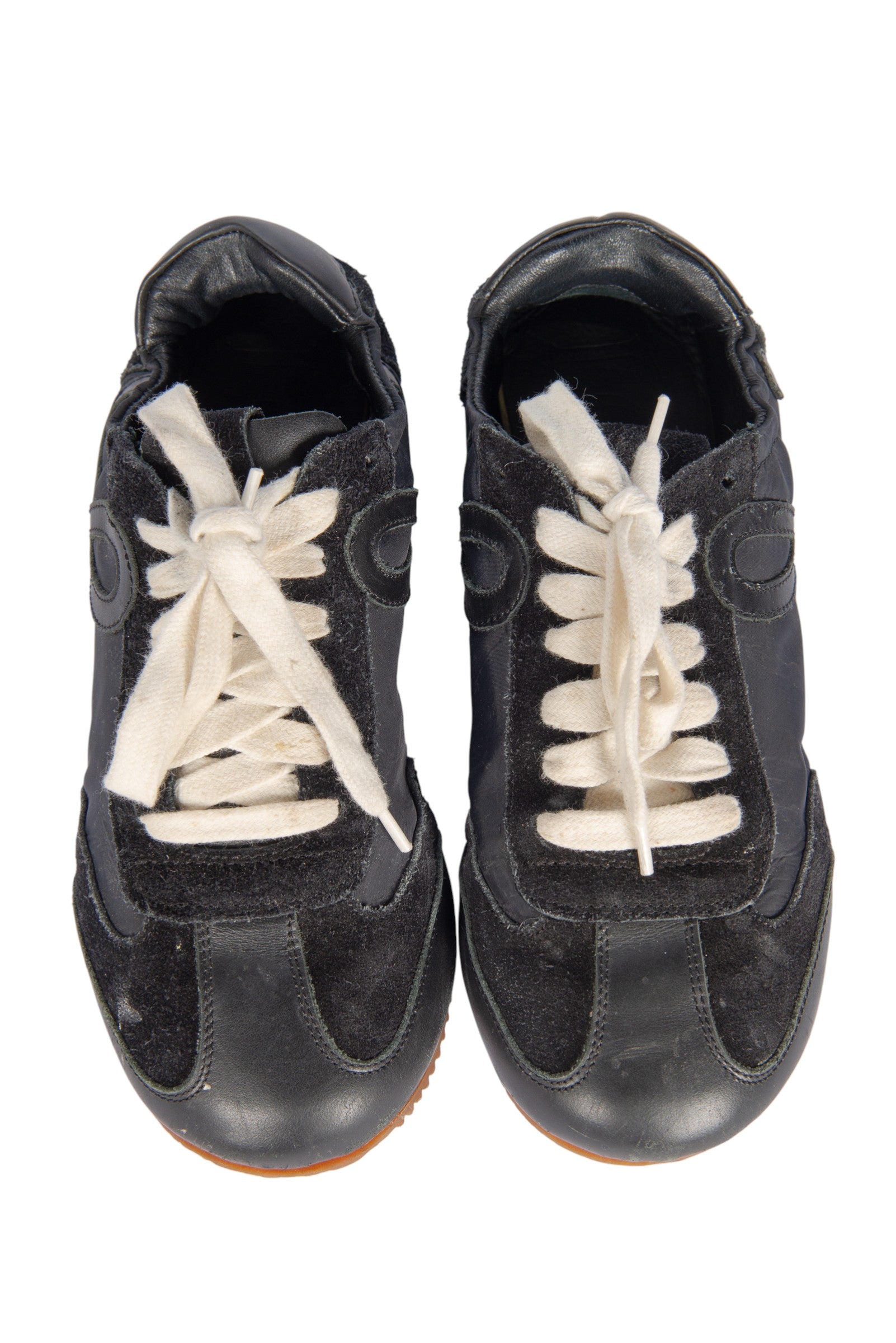 Loewe Black Nylon Ballet Runner Sneakers Size 36