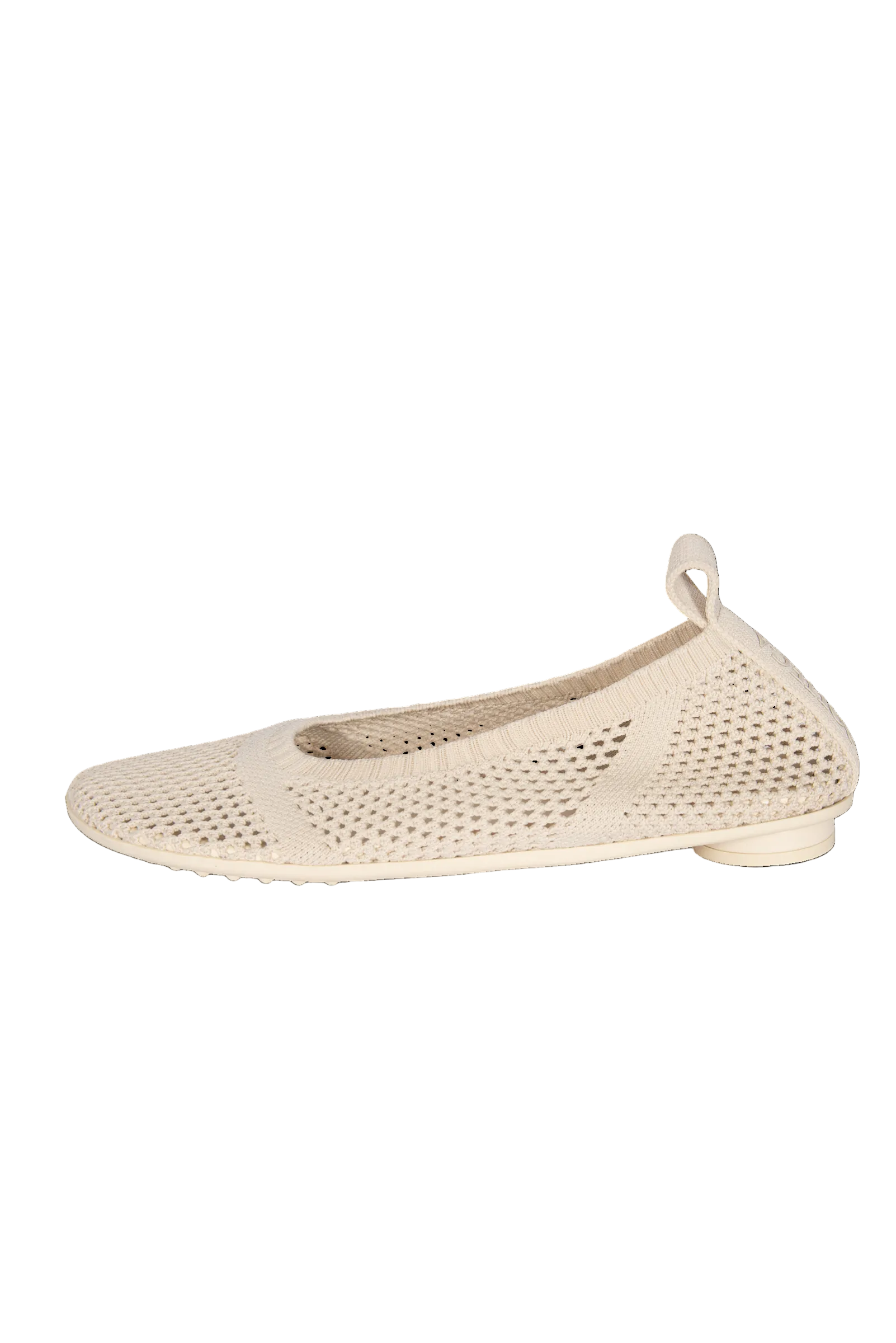BOTTEGA VENETA Off-White Mesh Ballet Flats Size 39