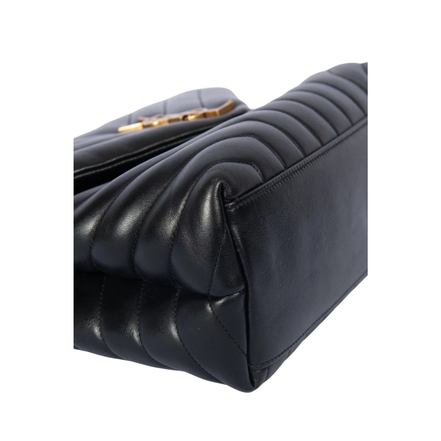 SAINT LAURENT Calfskin Leather Quilted Loulou Shoulder Bag