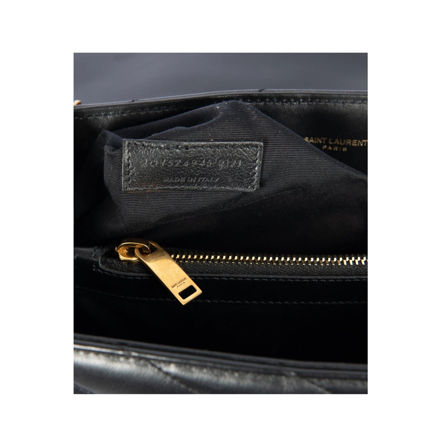 SAINT LAURENT Calfskin Leather Quilted Loulou Shoulder Bag